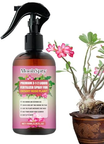 Generic Air Plant Fertilizer Spray | 100ml Organic Houseplant Fertilizer for Lawn Plants, Garden, Bonsai, Lilies, Aloe, Cactus, Succulents, Roses