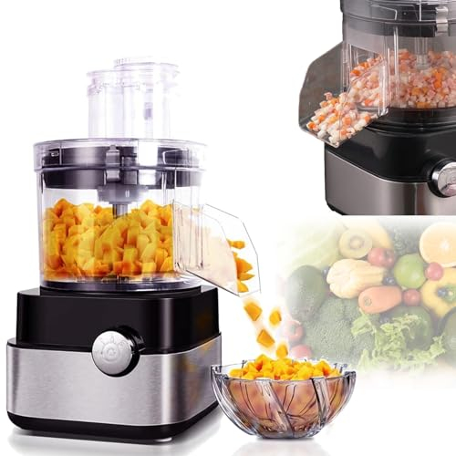 vanenferse Cortador De Verdura Electrico, Accesorios Cocina, Corta Patatas, Cortador De Verduras Multifuncional, Picador De Verduras Frutas para Calabacin, Pepinos, Pepinos, Cebolla, Patatas