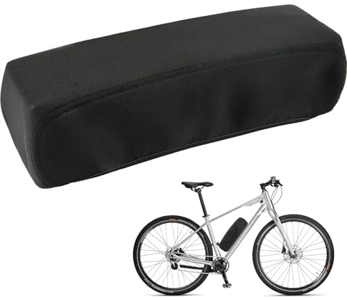 Ebike Battery Cover, Waterproof Ebike Battery Bag & Electric Bike Accessories, Dust-Proof Thick Nylon Bicycle Frame Storage Protective Case for Hailong, Polly, Tiger Shark, 3 Sizes