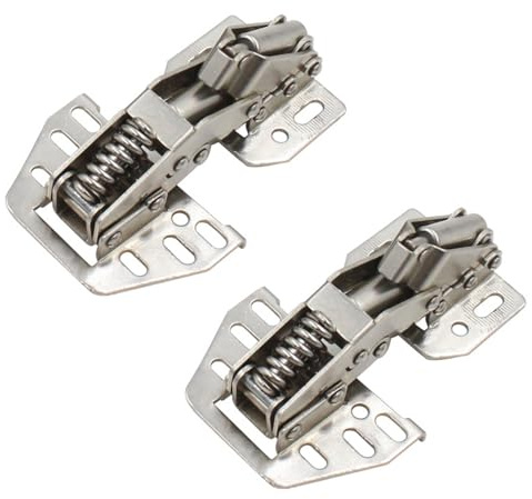2 Stk Zubehör für Schrankscharniere, 90° Softclose Scharniere für Schranktüren, Aufschraubscharnier, Scharniere für Kleiderschranktüren, mit Soft-Close-Funktion, für Schränken und Kleiderschränken
