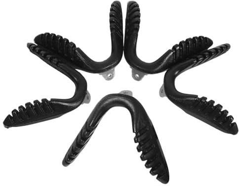 IWOWHERO 5pièces Plaquettes Nasales en Forme D'aile pour Lunettes Rembourrées et Ultra-douces Adaptées à Soleil Lot
