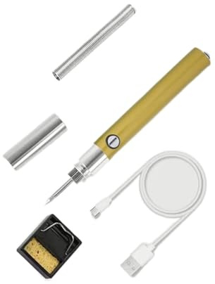 Station de Soudage, Outil de soudure de stylo de fer à souder sans fil, fer à souder électrique rechargeable portatif sans fil de 5V 15W USB, équipement de soudure(LXZ923070)