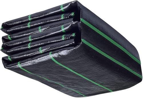 JGJGJ Heavy Duty Weed Control Membrane - Extra Wide Ground Cloth for Landscaping, Driveway, Gravel - 0.4m to 1.5m Widths(1.5mx90m)
