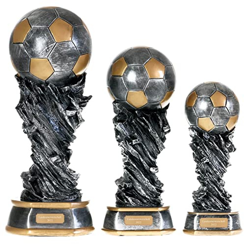 37 cm Fußball Pokal Nantes Soccer Fußballpokal Trophäe mit Gravur