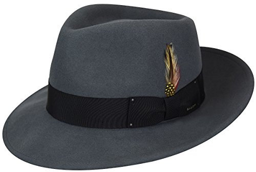 Bailey of Hollywood Herren Fedora Hut - Grau - X-Large