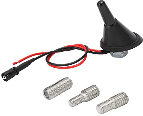 Antenne D'autoradio, Antenne de Toit de Voiture Raku 2 Base avec Kit Amplificateur Design Compact Universel de Type Court pour Automobiles