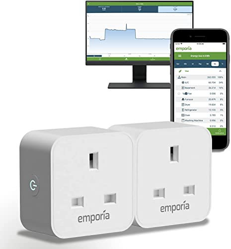 Smart Plug with Energy Monitoring | 16A Max / 10A Continuous | WiFi Smart Outlet | Mobile App | Alexa | Google | UKCA Certified (2)