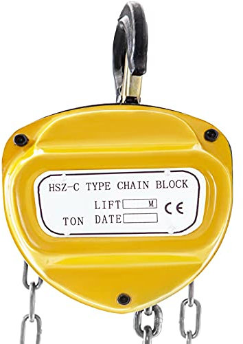 Palan électrique Hauteur de chaîne de chaîne 0.5 / 1 / 2T Chaîne manuelle anti-rouille 10FT / 3M 20ft / 6m avec deux crochets for soulever la construction de traînant la construction ( Size : 0.5 Ton