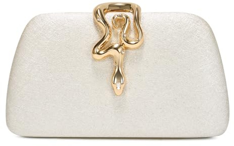 SWEETV CHUNLI Glitter Clutch Purses for Women Elegant Evening Bag for Parties, Weddings, and Formal Events