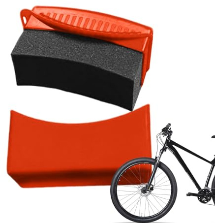 Spugna lucidante per pneumatici, cuscinetti applicatori per pneumatici auto, spugna per ruote auto con tappo, cuscinetti applicatori in schiuma, lucidatura a cera per moto