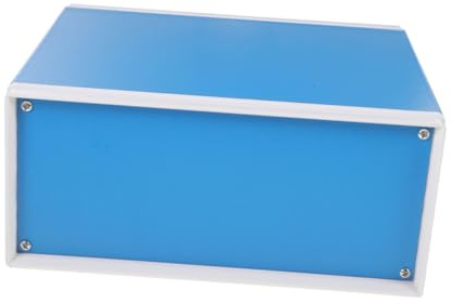 DECOMELODY Alu Gehäuse Elektronikgehäuse aus Aluminium mit Vielseitigem Design und Langlebigem Schutz für Elektronikprojekt Selbstgemacht und Anschlussdose
