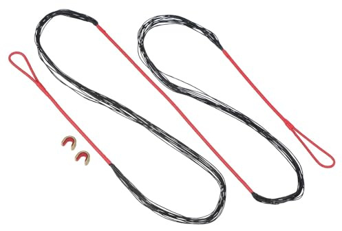 PATIKIL Bogenschnur Ersatz, Stränge Recurve Bogensehne mit Nockpunkt Bogenschießen Zubehör Bogensehnen für Traditionellen Recurve Bogen