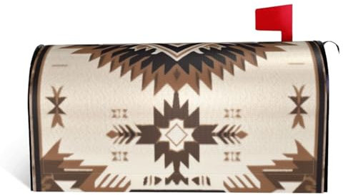 LHBWCVN Coperture magnetiche per cassette postali dei nativi americani, copertura decorativa per cassetta delle lettere di benvenuto, decorazione per cassetta postale di benvenuto per giardino