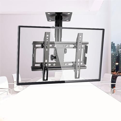 Support TV réglable - Rotation à 360 degrés et inclinaison pour écrans LCD et incurvés - Solution peu encombrante pour la maison et le bureau