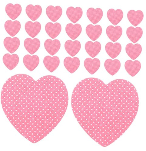 PLAFOPE Heart Shaped Lint Nail Wipes for Manicure of Disposable Nail Makeup Remover Pads for Salon Use