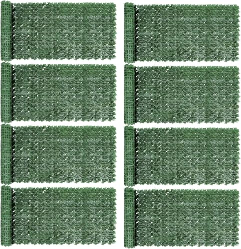 300x100cm Efeu Sichtschutz Mit Kabelbinder Balkon Sichtschutz | Sichtschutz Zaun Efeu, Sichtschutz Garten, Sichtschutz Kunstpflanzen, Künstliche Blätter Sichtschutz Wetterfest fur Balkon