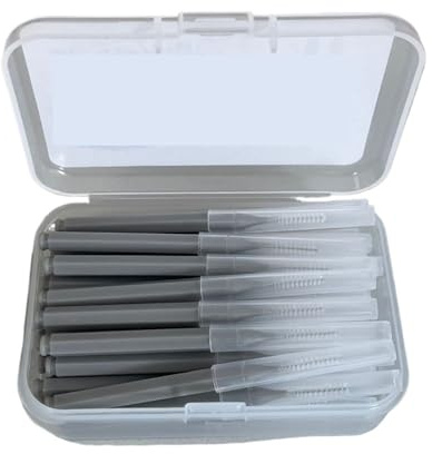 Interdentalborstar och tandtrådspinnar, Interdentalborstar 30 st Flerfärgad 0,6-1,5mm(0.6mm Gray)