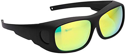 Hopcd Hidropónico Interior LED Estudiante Gafas de Protección contra la luz IR Anti-UV/Luces Rojas Gafas de Protección de la Lente Verde polarizante UV
