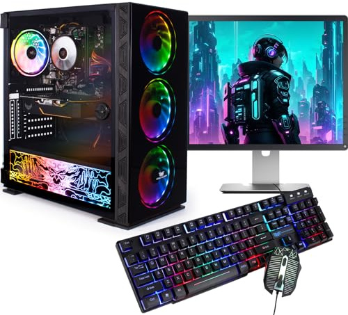 Veno Scorp GAMING PC BUNDLE Intel Core i7 2600 16GB Ram 256GB SSD + 1TB HDD GTX 1650 4GB Windows 11 Gaming PC USB 3.0 NeonZilla 4 X ARGB Gaming Case