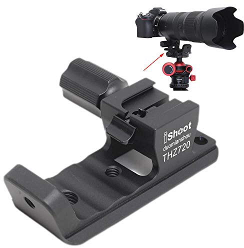 iShoot Metal Lens Collar Foot Stand Tripod Mount Ring Base Compatible with Nikon Nikkor Z 70-200mm f/2.8 VR S and Z 100-400mm F4.5-5.6 VR S, Lens Support Holder with Arca Fit Dovetail