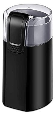 SMSOM Grinder de café eléctrico, Amoladora de café y Especias de 150 vatios, Molinillo de café automático, Molinillo de café Compacto de Acero Inoxidable para Especias y Semillas