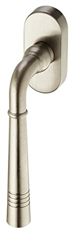 Maniglia per finestra FREJA Acciaio inox Rosa per finestra su rosa ovale Raccordo per finestra Rosa Vintage con materiale di fissaggio di Sotech