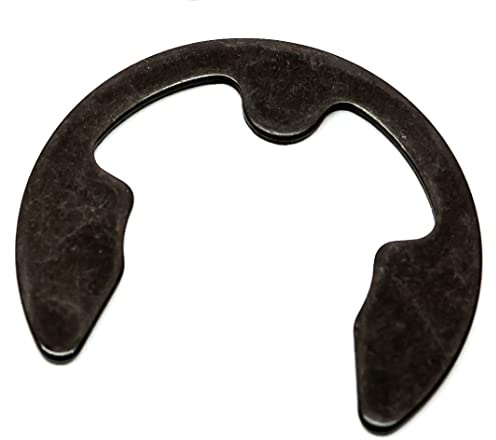 Rondelle di fissaggio per alberi E-Clips in acciaio fosfatato DIN 6799 (confezione da 20) (7 mm)