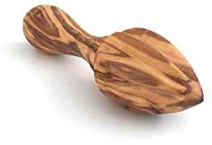 Exprimidor de limones, exprimidor, prensa, hecho a mano en madera de olivo