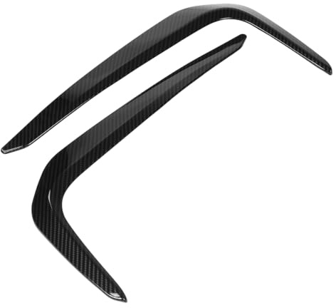 Nebelscheinwerfer-Abdeckung, Augenbrauen-Abdeckung, 2 Stück, Kohlefaser-Stil, Nebelscheinwerfer-Augenbrauen-Abdeckung, für 5er M Sport G30 17–18