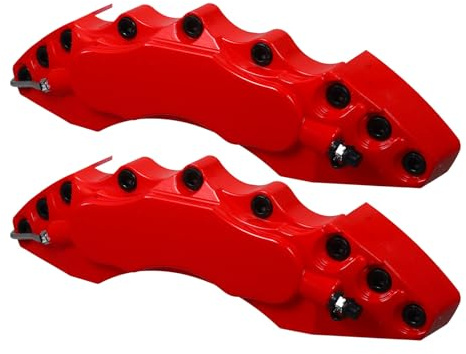 iplusmile 1paar Bremssattelbedeckungen Für Bremssattelschützer Rot Installieren Passend Für Fahrzeugmodelle Stilvolle Rad-dekoration