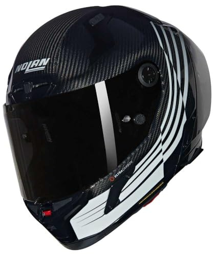 NOLAN HELMET X-804 RS ALA 345 M, Carbon/White/Black