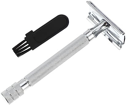 MERRYHAPY 3stücke Klassischer Doppelklingen-rasierhobel Für Männer Robuster Und Langlebiger Sicherheitsrasierer Mit Ergonomischem Griff Vintage Design Für Sanftes Nassrasieren Für