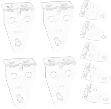 VINTORKY 40pcs Blind Hold down Brackets Plastic Venetian Blind Hooks for Curtain Hooks for Window