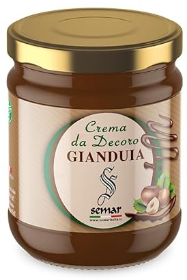 Crema para untar de avellana - 100% MADE IN ITALY - 200 Gr perfecta para desayunos y meriendas (Sin Gluten).