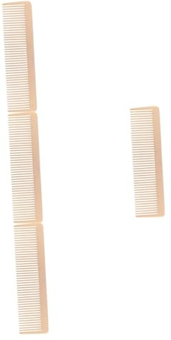 Kamm, 4 Stück, Bartkamm, Haarkamm, Kämme for Männer, Bartkamm for Herren, Schneidekämme, professioneller Entwirrungskamm, Kämme for Frauen, Friseurzubehör, breiter Kamm, Haarschneidekamm, Haarbürste(G