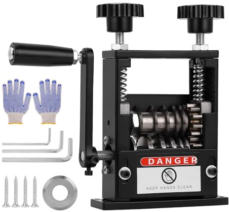 Wakects Wire Stripper Machine, Cable Stripper Tool Manual Automatic Drill Operation 6 Hole 5 Blades for 1-17mm Scrap Recycling
