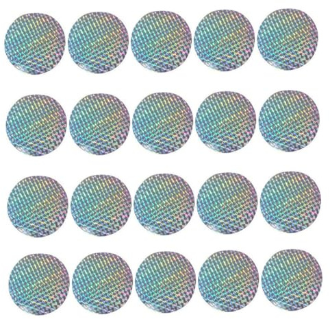 iplusmile 60 pièces Autocollants Réfléchissants pour Oiseaux Disques Pratiques et Durables pour Jardin et Fenêtre Faciles à Poser Protection Extérieure et Intérieure