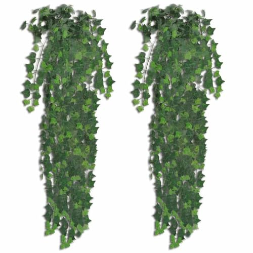 Sophrelle Foglie Artificiali di Edera 4 pz Verdi 90 cm Verde,3051480