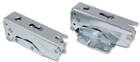 Ufixt Integrated Door Hinge Set Left Right Pair compatible with Fridgemaster