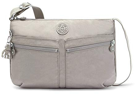 Kipling Damen Izellah Umh ngetasche, Grau Gris, M EU