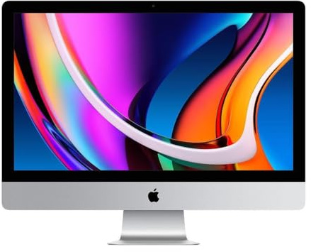 2020 Apple iMac avec Intel Core i9 à 3,6 GHz (27 Pouces, 64 Go de RAM, 1 to de SSD) Argent (Reconditionné)