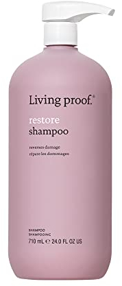 Living Proof Restore Shampoo | Restrukturierendes Shampoo für trockenes, geschädigtes Haar | Gegen Haarschäden, für gesundes Haar | Vegan, ohne Parabene, Silikone, Sulfate | 710ml