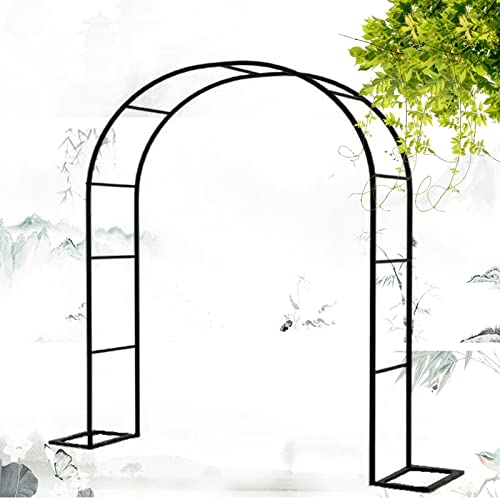 Gartenbogen Metall Hochleistungs Rosenbogen, Breite 120cm/180cm/200cm/240cm/350cm Torbogen Für Rose Kletterpflanzen Garten Rankhilfe (Größe : W140xH230x40cm)