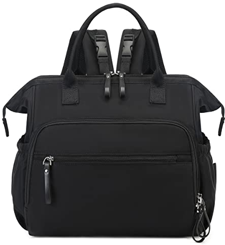 LORADI Wickeltasche mit großem Fassungsvermögen, wasserabweisendes Nylon, 3-Wege-Reiserucksack und Schultertasche mit Anti-Diebstahl-Taschen