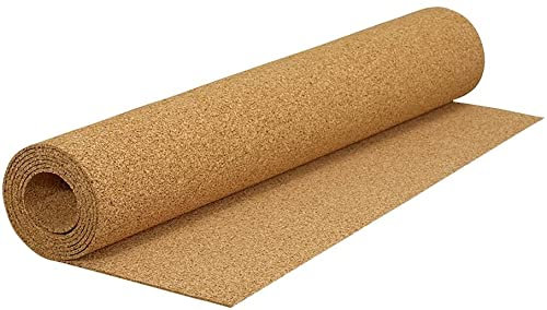 Quietwalk Underlayment Natural Cork Hardwood Floor Vapor Barrier Large Insulation Underlay Shield Mat 10 Sq. Meter 3mm Thick