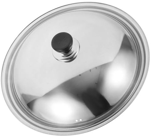 Topfdeckel Braten Wok-Abdeckung Pfannendeckel Mit Löchern Pfannen Und Küchentopfdeckel Multitopf Universaldeckel Für Töpfe Pfannendeckeldeckel Universal-Kochgeschirrdeckel Großer