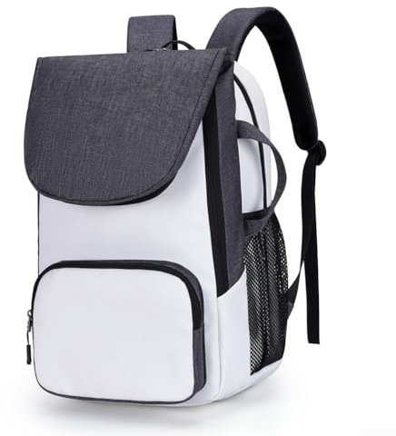 YUANGANG Tennistasche, Schläger, Sportrucksack, Padelschlägertasche, Tennisrucksack, großer Padelschläger Protecto für Padel-Tennis, Pickleball-Paddel (weiß)