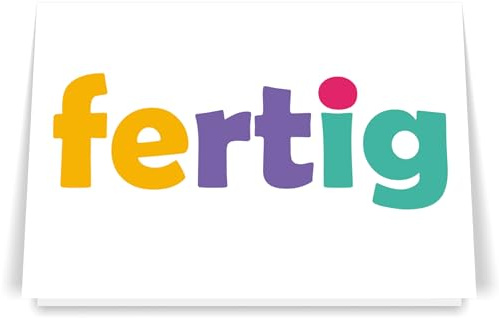 PICTALOO Glückwunschkarte bestandene Prüfung – fertig – knallige Grußkarte zum Abitur, Examen, Schulabschluss, Ausbildung, Führerschein, Bachelor, Karte Gratulation, Geschenk Abi
