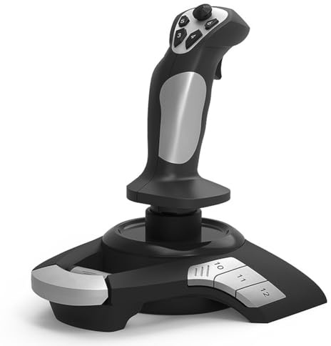 Pluuttiem Competencia de Simulación de Joystick de Vuelo Simulado de Aviación F16, Especial para PC con