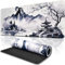 ECHOBUY Alfombrilla Ratón XXL 800x300x3mm Alfombrilla de Ratón Grande, Pintura en Tinta Alfombrilla Escritorio, Alfombrilla Gaming para PC Ratón y Teclado con Base de Goma Antideslizante